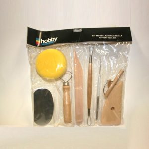Colorobbia, kit di attrezzi per tagliare e modellare l'argilla