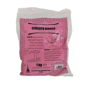 Cemento bianco, confezione da 1 kg