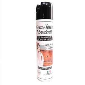 Cera Trasparente, ideale per legno e marmo, confezionata in bomboletta spray da 400 ml