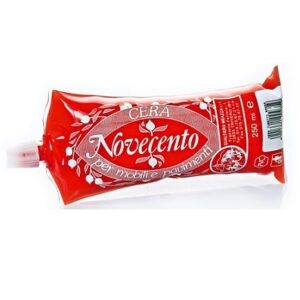 Cera in pasta per legno e superfici varie, confezionata in pratici tubetti da 250 ml