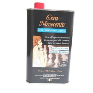Cera Liquida Metallizzata all'Acqua, neutra, auto lucidante. flacone da 1 litro.