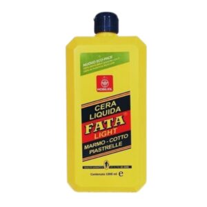 Fata Light di Mobiliol, cera liquida metallizzata per marmo naturale o lucidato, cotto, linoleum, granito ecc. Confezione da 1 Lt