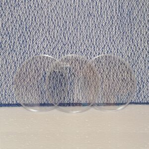 Divisorio trasparente Ø cm. 8 per sfera in plexiglass della stessa misura.