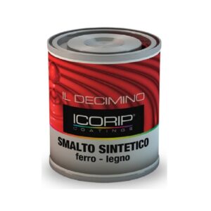 Il Decimino, smalto a base solvente color alluminio in barattolo da 125 ml