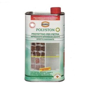 Polyston, impregnante, impermeabilizzante per pietre con effetto ravvivante.