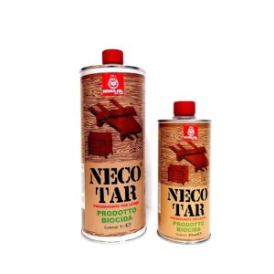 Necotar; antitarlo liquido disponibile in confezioni da 375 ml, 1 lt e 5 lt.