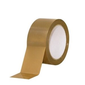 Nastro per imballaggio; color avana, mm 50 per 66 m di lunghezza.