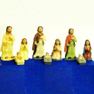 Sacra Famiglia DK246. Disponibile in tre diverse colorazioni, Giuseppe misura 7 cm e Maria 5 cm