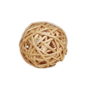 Palla di midollino da decorare, misura 10 cm
