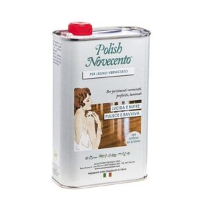 Cera a base d’acqua ideale per pavimenti in legno verniciato, parquet prefiniti e superfici laminate. Pulisce, lucida e protegge la vernice, lattina da 1 litro