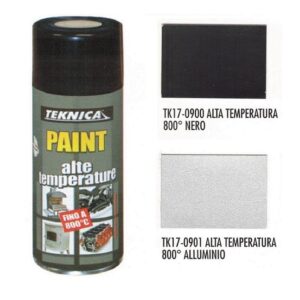 Paint Alte Temperature; smalto in spray resistente alle alte temperature.