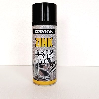 Zink; zincatura galvanica a freddo in sprayZink; zincatura galvanica a freddo in spray