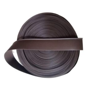 Battiscopa morbido in PVC; venduto al metro, disponibile color marrone