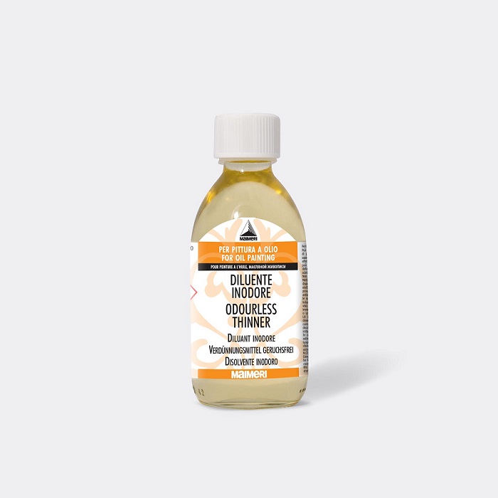 diluente inodore_Maimeri Diluente Inodore Maimeri per colori ad olio, flacone da 75 ml