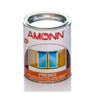 Fresko di Amonn; olio rivitalizzante, a base solvente, per legno verniciato.