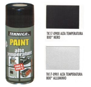 Paint Alte Temperature; smalto in spray resistente alle alte temperature.