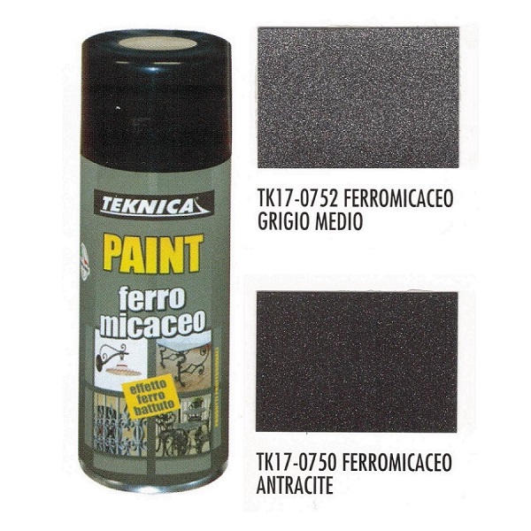 Paint Ferro Micaceo; smalto ferro micaceo in spray.