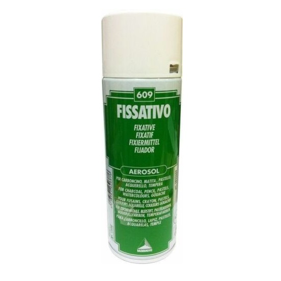 Fissativo Spray per pastelli, carboncino e disegni. Bombola da 400 ml